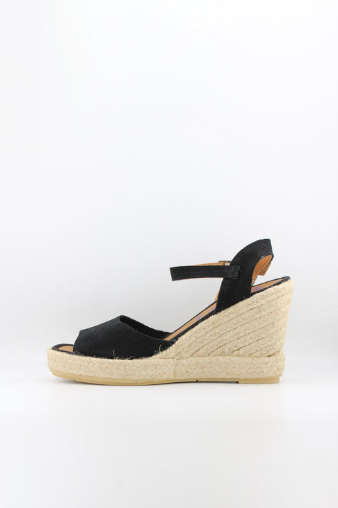 Verbenas Espadrille Wedge Sandals with Ankle Strap